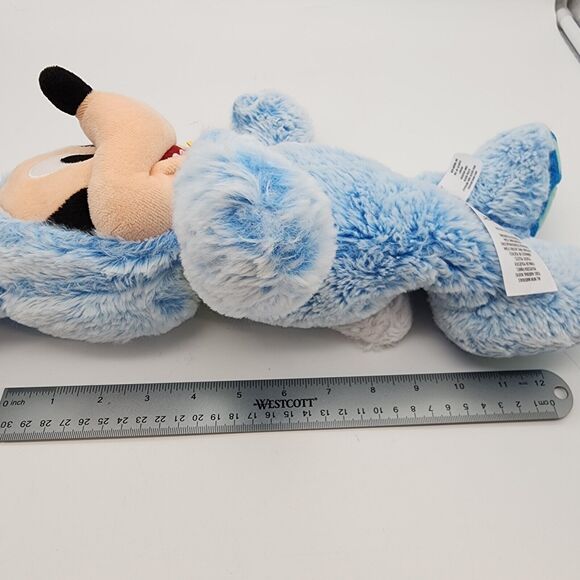 Disney Store Mickey Mouse Bunny Plush 14" Blue 2021 Rabbit Easter Basket Toy - Picture 8 of 8